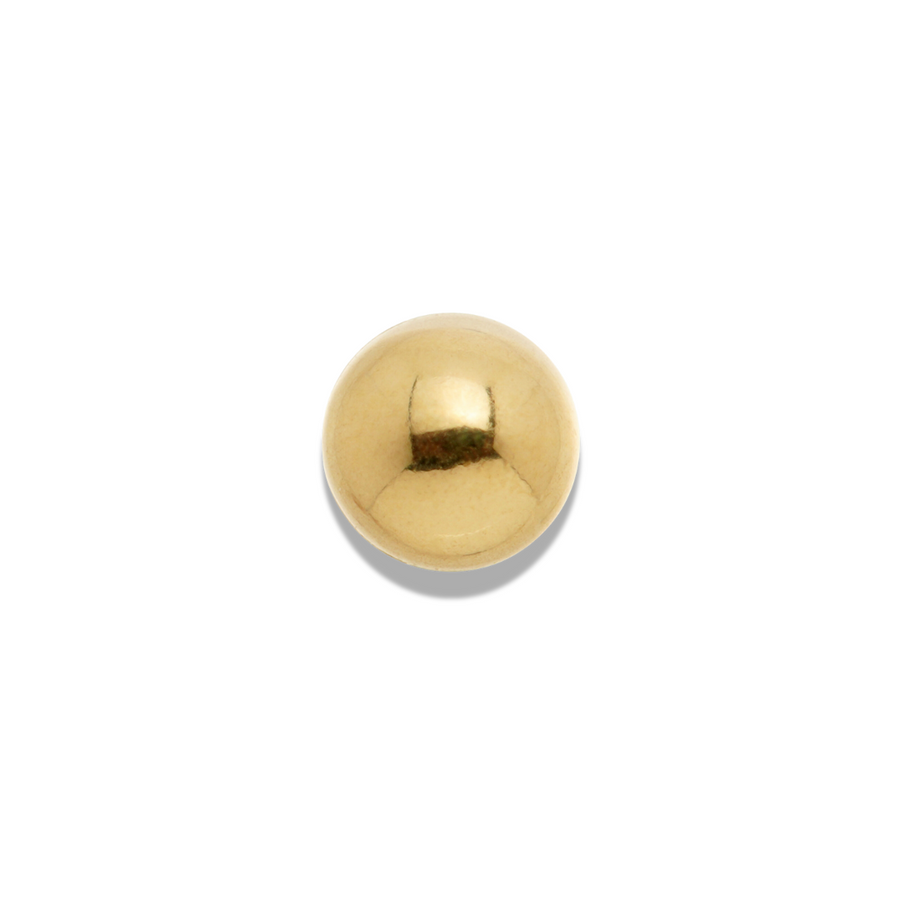 Micro Ball Piercing Stud in 14ct Solid Gold