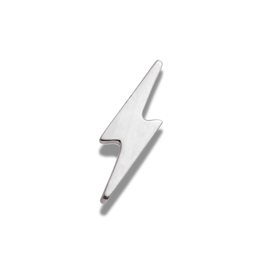 Lightening Bolt Piercing Stud in 14ct Solid Gold