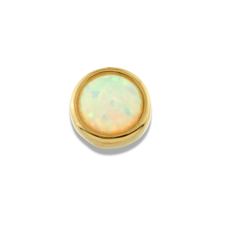 Opal Piercing Stud in 14ct Solid Gold