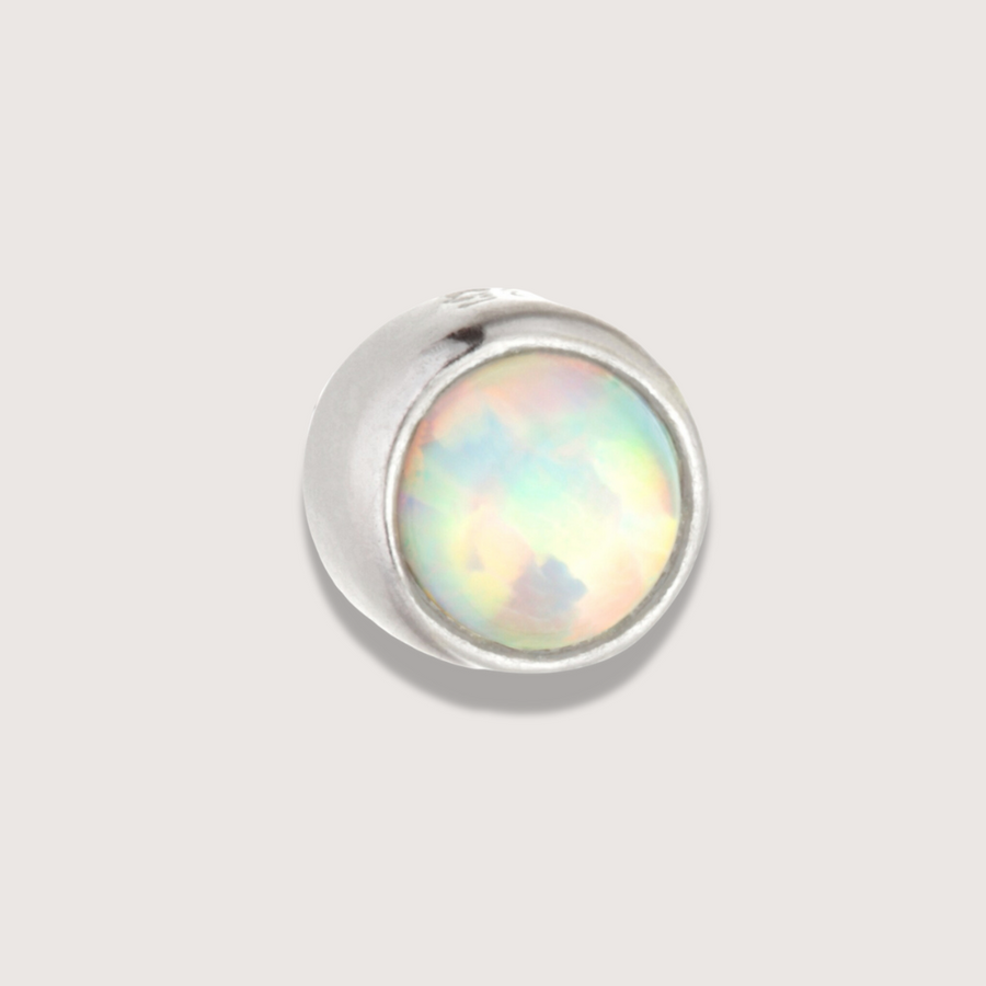 Opal Piercing Stud in 14ct Solid Gold