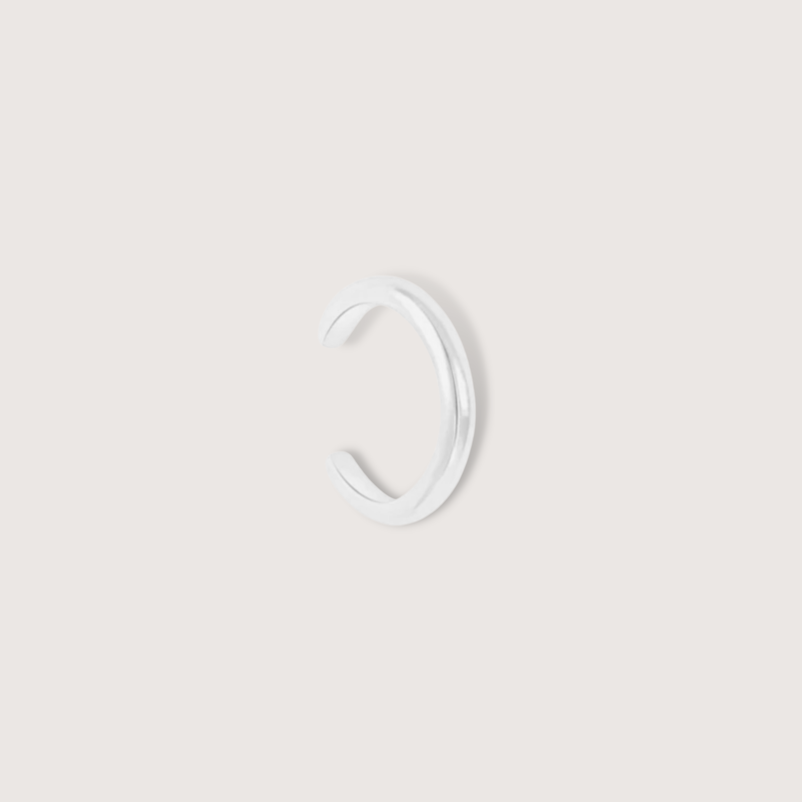 Minimal Ear Cuff In Silver